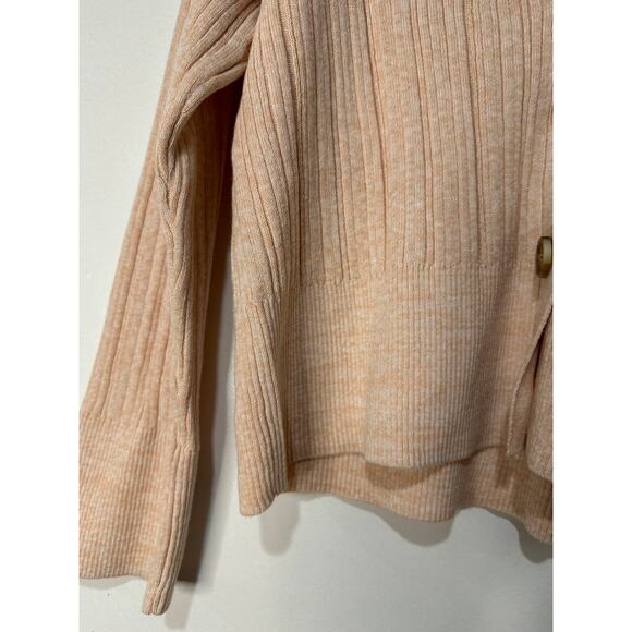 Eberjey Infinite Ribbed Cardigan Sweater Size XS NWT Lightweight Organic Cotton - Picture 8 of 16
